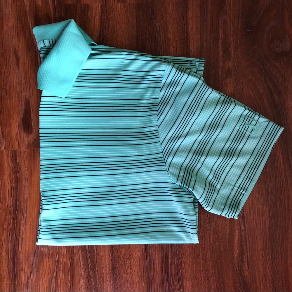 (BOGO!)PGA Tour Men’s Seafoam Green Polo Shirt-M